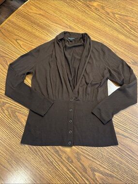 Lafayette 148 New York 100% Wool Cardigan